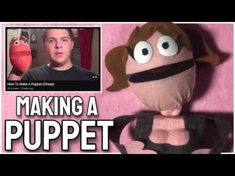 Making a Cheap Puppet from a YouTube Tutorial
