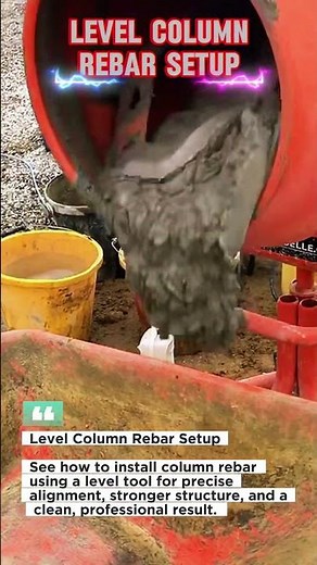 Level Column Rebar Setup for Perfect Structural Alignment