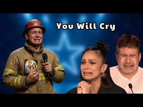 Man 43 Years Old Firefighter Sings For His Late Daughter Leaving Judges In Tears