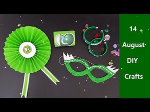 Craft for 14 August | Independence Day Craft Ideas | Pakistan 14 August | 14 August Props
