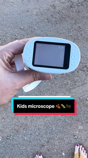 Kids microscope = endless critter inspections 🐜🍂🐛 #kidsmicroscope #homeschool #kidsgadgets #ttshop #kidstoys