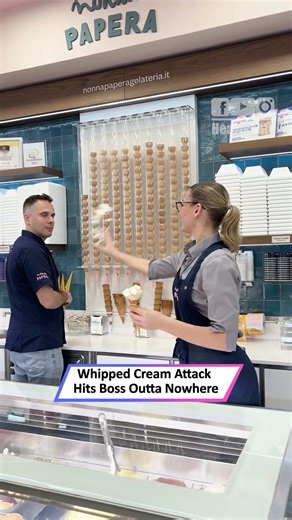 Whipped Cream Prank Backfires… Owner Gets Surprised 😂🍦|| Heartsome 💖