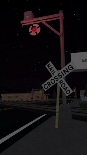 Amtrak Train at a Suburban Wigwag Crossing in Roblox 🚂