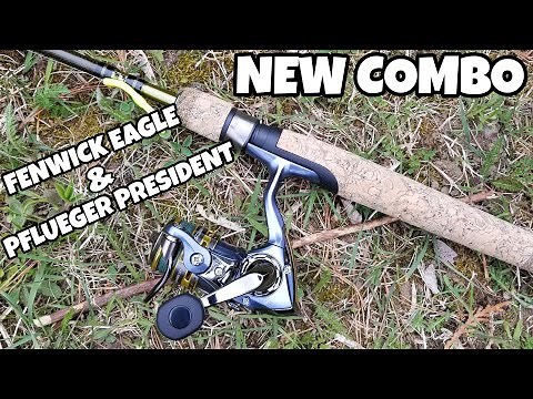 Unboxing and Catching Fish on New Rod & Reel (Fenwick Eagle & Pflueger President)
