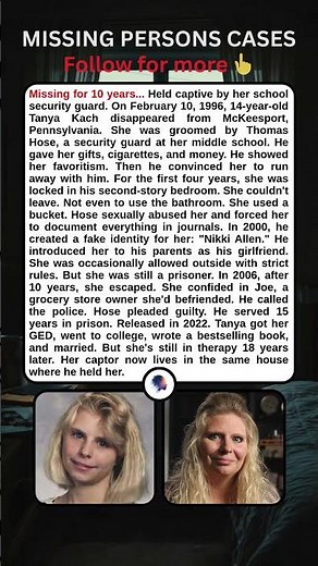 Missing for 10 Years... Held Captive by Her School Security Guard #youtubeshorts #shorts #ytshorts