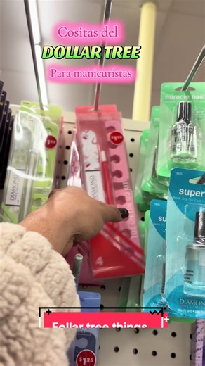 Cosas Que se encuentran en dollar tree para manicuristas #dollartree #manicure #manicuristas #fyp