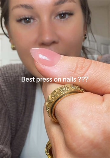 Color is ✨Peach Nud3✨ no flimsy nails, no contract dermatitis #diynails #pressonnails #athomenails #beautyhacks #nails💅