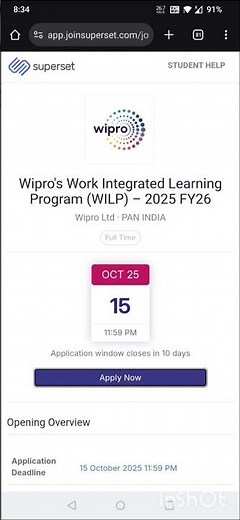 #Wipro’s_Work_Integrated_Learning Program(WILP)–#2025 #FY26 #wilp #wiprowilp #freshers #jobopening