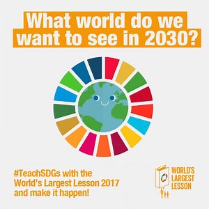 19K views · 37 reactions | What world do YOU want to see? #TeachSDGs...