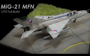【Scale Model Assassin】Eduard Model 1/72 俄罗斯 MiG-21 MFN战斗机模型制作