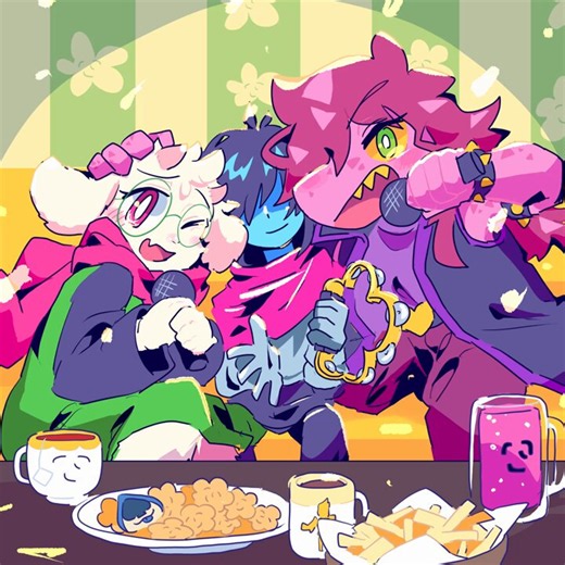 スージィとラルセイがカラオケでフラワーマンを歌ったようです（ボコーダー変換式人力） #deltarune