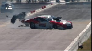 Khalid alBalooshi walks away from Pro Mod incident at NHRA Midwest Nationals