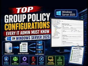 Top Group Policy Configurations Every IT Admin Must Know On Windows Server 2025
