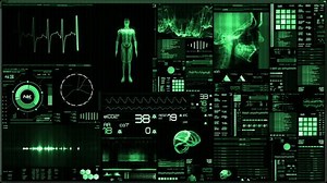 Green Futuristic Patient Monitor Screen Perspective Stock Footage Video (100% Royalty-free) 1016208991 | Shutterstock