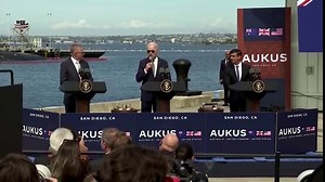 Eyeing China, Biden and allies unveil nuclear-powered submarine plan for Australia