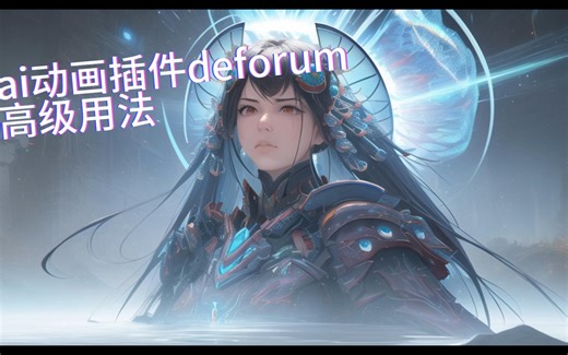 ai动画插件deforum:高级用法讲解