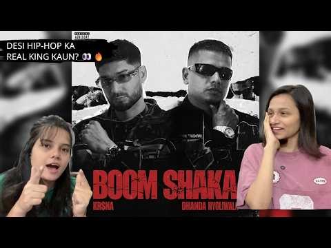 Naive Girls React to KR$NA x Dhanda Nyoliwala “BOOM SHAKA” 🤯🔥 | LYRICS TOO HARD!! Bars Overloaded!!