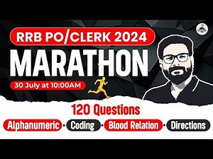 RRB PO/Clerk Reasoning Marathon 2024 |Alpha-Coding-Blood-Relation Direction |Reasoning By Saurav Sir