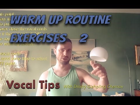 VOCAL TIPS: Opera singer warm up routine exercises part 2