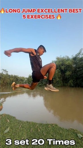✅️Long Jump Best 5 Exercises 🔥 #longjump #shortsviral #shortsvideos #trendingnow