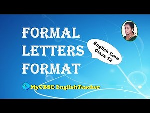 formal letter class 12
