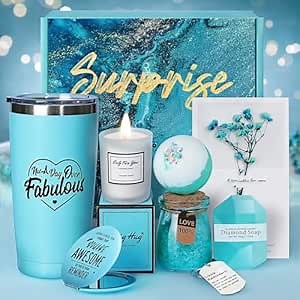 Birthday Gifts for Women - Relaxing Spa Gift Basket Set, Mothers Day Gifts for Mom Wife Grandma, Mother's Day Gifts for Women Her Friends Sister, Happy Mothers Day Gift