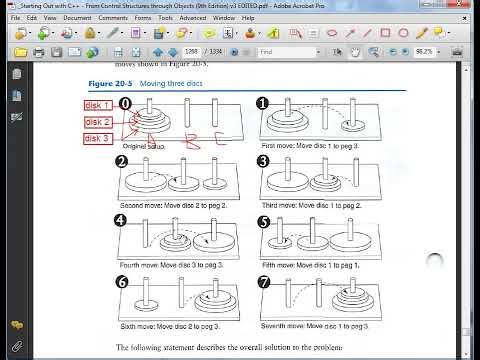 3.1 Recursion - Towers of Hanoi
