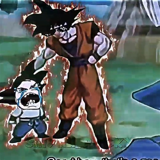 When a legend meets his own beginning. 🐉⏳Goku × Kid Goku × Trunks = Pure Nostalgia 💥