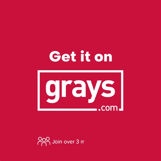 Get what on Grays, is what you're asking. Well, over 3 million customers come to our auctions for: 💻 Big-brand appliances and electronics 🍷 Premium wines 🚗 Former enterprise cars with all the extras - without the retail markup. 🦺 Mini excavators to 10T dozers for construction projects of all sizes Why Grays? ⌛ Because we’ve been around for over 100 years. 💵 Because you get access to premium products - at auction prices. 🤩 Because once you win your first auction, you’ll never want to pay re