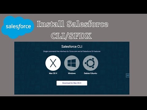 Installing Salesforce CLI/SFDX for Salesforce Org.