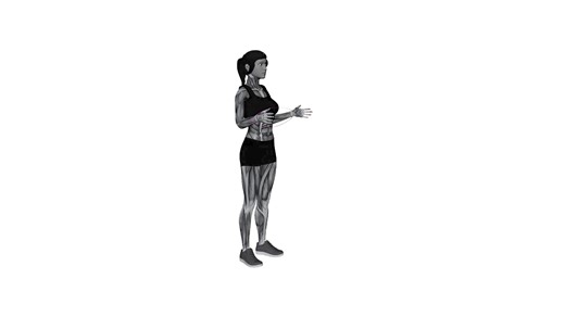 Resistance Band Standing External Rotation Female