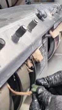 polishing green slag on the Kingsley North North cabbing machine!