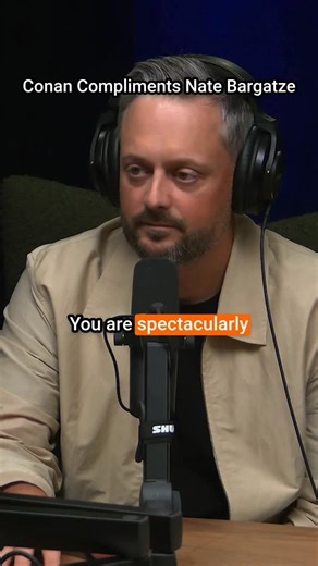 Team Coco on Instagram: "Conan compliments Nate Bargatze’s natural style. #CONAF"