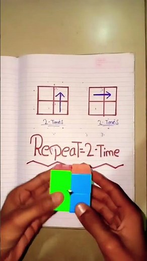 2x2 cube fast and smoothly solve 😱😱💯💯