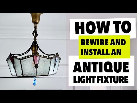 How To Rewire & Install A Light Fixture