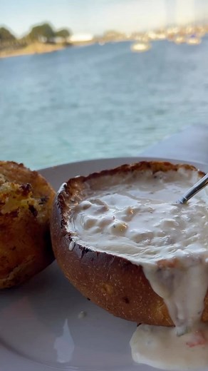 3.2K views · 185 reactions | Keep clam and eat chowder by the sea! 寧 Taste your way through some of the best clam chowder in the area using our Clam Chowder Itinerary on the See Monterey App and the corresponding blog post on the website (https://bit.ly/2DRd3BW)  Old Fisherman's Grotto, Monterey Monterey Old Fisherman's Wharf | See Monterey | Facebook