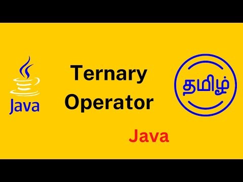 Ternary Operator | Java Course in Tamil | Ganesh Teaching Studio