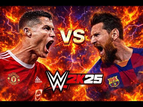 Ronaldo vs Messi | WWE 2k25 Live 🔴 #shorts #shortslive #shortsfeeds #cr7 #messi