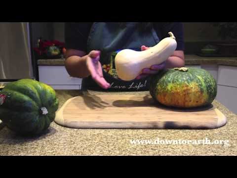 How to Cut Winter Squash