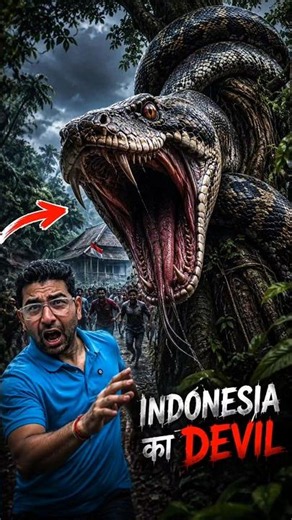 🐍 How to Survive a Huge Python! 😱 when it attack on you.#shortsfeed #horrorshorts #horrorstories