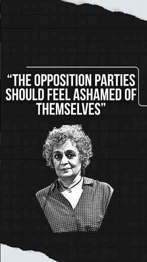 "If the kids can do it, why can't you?" | Arundhati Roy questions opposition unity