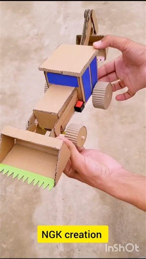 Amazing DIY Cardboard Car with Rubber Band Motor 🚗🔥 | Simple Science Project #shorts