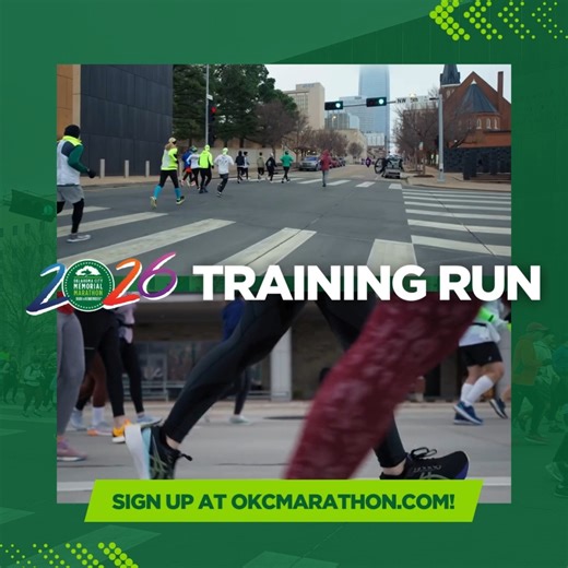 Grab your buddies and your warmest running gear — registration for the 2026 Kickoff Training Run is officially OPEN! 🥳 On Saturday, January 10, our #RUNtoREMEMBER training begins at the Oklahoma City National Memorial & Museum at 8:00am. The run will travel through downtown #OKC and end with an after-party at The Jones Assembly. PLUS, Olympic medalist Jenny Barringer Simpson will be joining us for the run! Don’t miss out on your chance to train with a legend. 💪 FYI: The first 500 who sign up A
