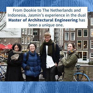 20K views · 1.4K reactions | Master of Architectural Engineering student Jasmin has navigated her dual masters degree with a diverse set of experiences along the way. From being an exchange student, to being a vital part of the Engineers Without Borders community, this is how her bold outlook has enriched her uni experience → unimelb.me/3DyniEk | The University of Melbourne | Facebook