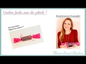 DIY Crackers de Noël ou papillotes avec pétards