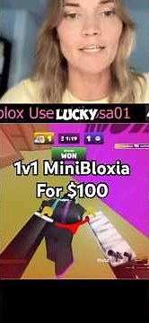 1V1ing MiniBloxia 🫣 #rivals
