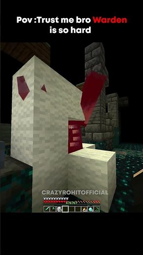 Trust me bro wardwn is so hard ðŸ’€ #minecraft