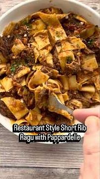 Restaurant-Quality Short Rib Ragu at Home