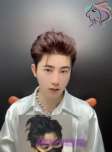 Tutorial on how to style handsome men's hair | New hair