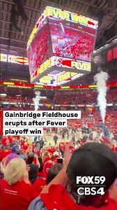 Crowd erupts as Fever even first-round playoff series with Aces